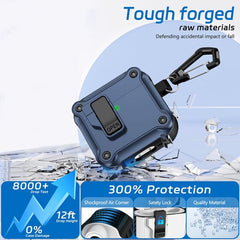 YONO Hoesje geschikt voor Airpods 4 - Case - Lock - Donkerblauw