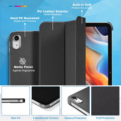 YONO Hoes geschikt voor iPad 10e Generatie - 2022 - 10.9 inch - Case Cover - Tablet Hoesje - Zwart