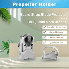 YONO Propeller Guard geschikt voor DJI Mini 4 Pro - Houder - Bescherming Accessoires - Grijs