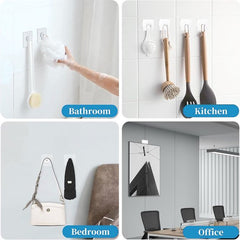 YONO Plakspijker Set - 20 Stuks - Klevende Spijker - Zelfklevende Haakjes - Plak Schroef - Plakhaakjes