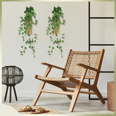 YONO Wandvaas Binnen - 4 Stuks - Hout - Muurvaas - Wandpot - Bloempot Muur