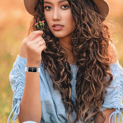 YONO Bandje geschikt voor Fitbit Charge 4/3 - Nylon Stretch – Wit