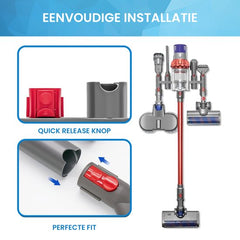 YONO Wandhouder XL geschikt voor Dyson V15 V11 V10 V8 - Ophangsysteem - Muurbeugel - Onderdelen Steelstofzuiger - Accessoires