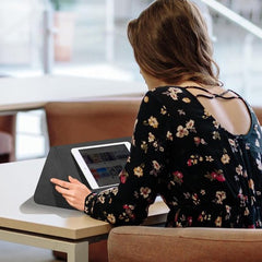 YONO Tablet Kussen - geschikt voor iPad - Smartphone - Schoot Houder - Pillow Pad - Standaard - Zwart