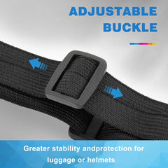 YONO Snelbinder Fiets met Haak - Bagagebinder Universeel - Spin Binder - Spanelastiek - Zwart