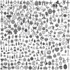 YONO Bedels voor Sieraden Maken - Armband - Ketting - Set van 300 - Zilverkleurig