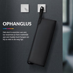 YONO Travel Case Tas geschikt voor Dyson Airwrap - Supersonic Fohn - Opbergtasje Haarstyler - Reistas Stijltang Opzetstukken - Zwart