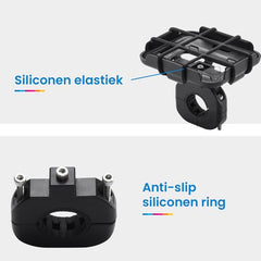 YONO Stuurbevestiging geschikt voor JBL Go 4 3 2 - Handlebar Mount - Houder voor Fiets - Zwart