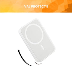 YONO Siliconen Case geschikt voor Apple Magsafe Battery Pack - Back Cover Hoesje - Beschermhoes - Transparant