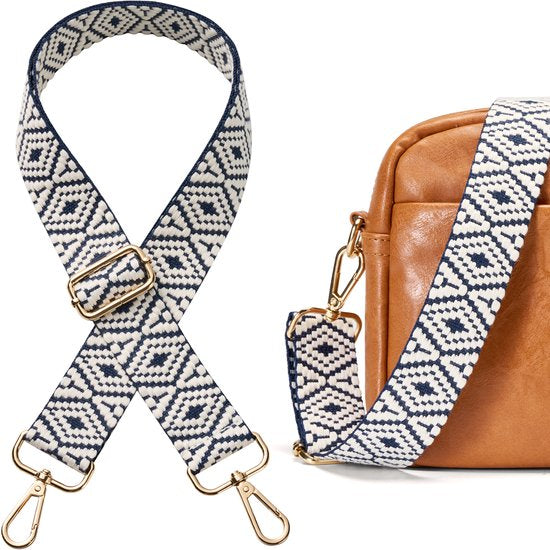 YONO Tassenriem Schouderriem - Schouderband voor Tas - Verstelbaar - Bag Strap Crossbody - Donkerblauw