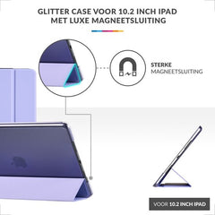YONO Hoes geschikt voor iPad 9 10.2 inch - 9e Generatie - 8e - 7e - 2021 - 2020 - 2019 - Case Cover - Tablet Hoesje - Lila