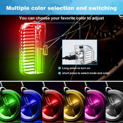 YONO Spaakverlichting Fiets - Spaakreflectoren Wielverlichting met Bewegingssensor - Fietswiel Verlichting - 2 Stuks