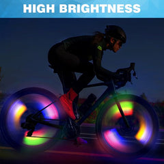 YONO Spaakverlichting Fiets - Spaakreflectoren Wielverlichting met Bewegingssensor - Fietswiel Verlichting - 2 Stuks