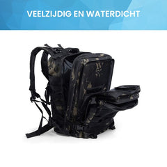 YONO Tactical Backpack Militaire Rugzak - Tactische Wandelrugzak Leger - 45L - Zwart Camouflage