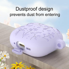 YONO Hoesje geschikt voor Airpods 4 - Case - Special Siliconen - Lila