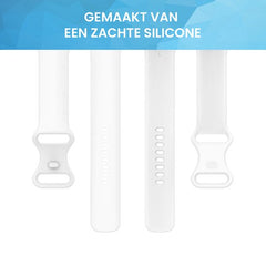 YONO Bandje geschikt voor Google Pixel 2 - Siliconen Armband - Wit