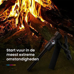 YONO Vuurstarter Magnesium Stick - Vuursteen Strijker - Firesteel - Set van 2