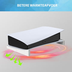 YONO Horizontale Standaard geschikt voor Playstation 5 - PS5 Stand Liggend - Houder - Lichtgrijs