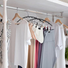 YONO Rokhangers met Knijpers - Legging Hanger Ruimtebesparend - Kledinghanger - Broekhanger