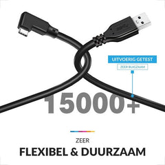 YONO Link Kabel geschikt voor Oculus Quest 2 – Accessoires – 5GBPS USB C Naar USB A 3.0 Meta Quest 2 – 5 Meter
