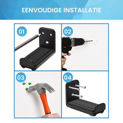 YONO Soundbar Beugel Universeel - Set - Houder - Mount - Steun - Muurbeugel - Zwart