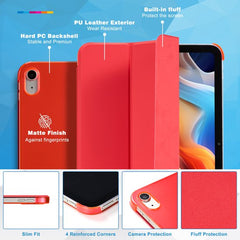 YONO Hoes geschikt voor iPad 10e Generatie - 2022 - 10.9 inch - Case Cover - Tablet Hoesje - Rood