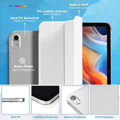 YONO Hoes geschikt voor iPad 10e Generatie - 2022 - 10.9 inch - Case Cover - Tablet Hoesje - Wit