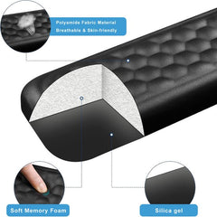 YONO Polssteun Toetsenbord en Muis - Ergonomisch - Computer - Laptop - Anti Slip - Ondersteuning - Zwart