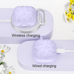 YONO Hoesje geschikt voor Airpods 4 - Case - Special Siliconen - Lila