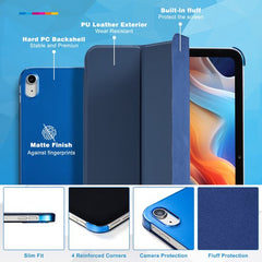 YONO Hoes geschikt voor iPad 10e Generatie - 2022 - 10.9 inch - Case Cover - Tablet Hoesje - Donkerblauw