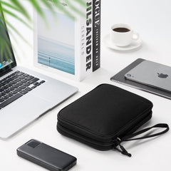 YONO Kabel Organiser Tas - Kabeltas - Organizer Etui - Opbergtas voor Kabels en Accessoires - Zwart