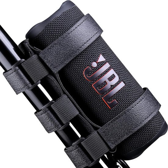 YONO Velcro Mount Houder geschikt voor JBL / Sony / Bose Speaker - Bevestiging Strap Boot / Fiets / Voertuig voor Charge 5/4 - Flip 6/5 - Zwart