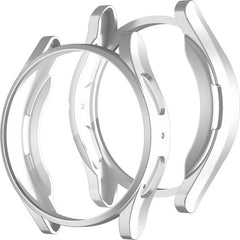 YONO Screen Protector Bumper geschikt voor Galaxy Watch 5 (40 mm) - Full Cover Case - Hoesje - Zilver