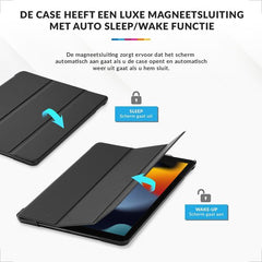 YONO Hoes geschikt voor iPad 9 10.2 inch - 9e Generatie - 8e - 7e - 2021 - 2020 - 2019 - Case Cover - Tablet Hoesje - Zwart