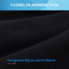 YONO Nekwarmer - Colsjaal Fleece - Heren en Dames - One Size - Zwart