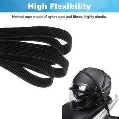 YONO Snelbinder Fiets met Haak - Bagagebinder Universeel - Spin Binder - Spanelastiek - Zwart