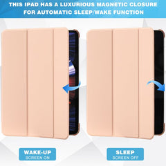YONO Hoes geschikt voor iPad Air 2024 - 11 Inch - iPad Pro 2022 - 2021 - Case Cover - Tablet Hoesje - Roze