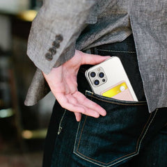 YONO Kaarthouder Siliconen geschikt voor Apple iPhone 14 / 13 / 12 - Magnetische Pasjeshouder Mag-safe - Slim Wallet - Roze