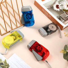 YONO Led Knijpkat Set - met Dynamo Oplaadbaar - Opwindbare Zaklampen - Handmatig Zonder Batterij Opwindbaar - 8 Stuks