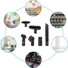 YONO Stofzuiger Zuigmond Set - 6 Stuks - Universeel Opzetstuk - geschikt voor Miele - Philips - AEG - Karcher - Bosch - Borstel - Mondstuk - Hulpstukken - Onderdelen