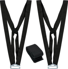 YONO Verhuisbanden Verstelbaar - Tilhulp Verhuis Harnas - Tilbanden set van 2 - Zwart
