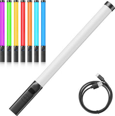 Ulanzi VL119 RGB Tube Light XL met handvat - 50 cm - Stream lamp - RGB lightpainting - 2.000 mAh batterij - 20 lichtscenes - Zwart