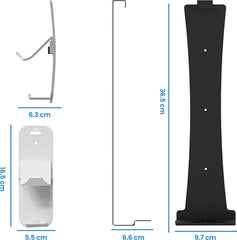 YONO Muurbeugel geschikt voor Playstation 5 SLIM - Wall Mount Beugel Houder voor PS5 en Accessoires - Zwart