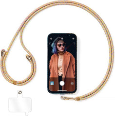 YONO Telefoonkoord Universeel - Nylon Telefoon Ketting Verstelbaar - Multicolour
