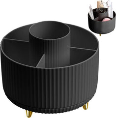 YONO Make Up Organizer - 360º Draaibaar M - Skincare Organizer - Parfum Houder - Zwart