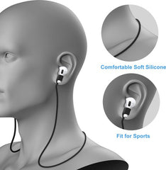 YONO Magnetische Band geschikt voor Apple Airpods - 4 3 2 1 - Pro - Siliconen Koord voor Oordopjes Draadloos - Anti Lost Strap - 80cm - Zwart