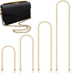 Set de 4 chaînes pour sac à Riem YONO - Bandoulière - Bandoulière pour sac - Chaîne à maillons - Couleur or