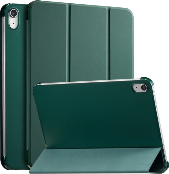 YONO Hoes geschikt voor iPad 10e Generatie - 2022 - 10.9 inch - Case Cover - Tablet Hoesje - Donkergroen