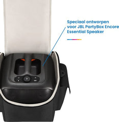 YONO Case geschikt voor JBL PartyBox Encore (Essential) - Bescherm Hoes met Accessoires en Microfoon Vak - Zwart