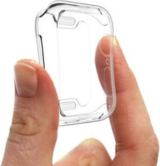 Bumper geschikt voor Apple Watch 40mm series 4/5/6 – Siliconen Case Screenprotector Hoesje – Transparant